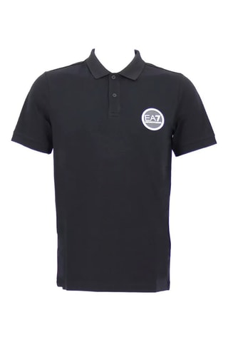 Polo - Blanco, negro y gris