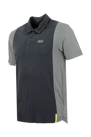 Polo - Negro y gris