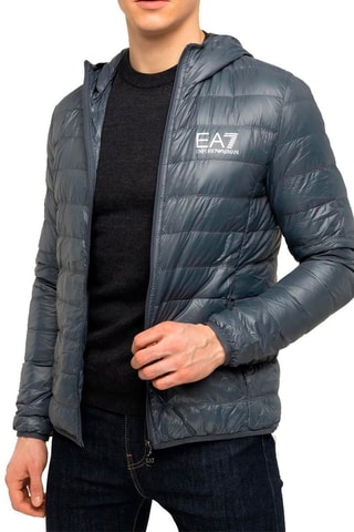 Anorak con capucha - Azul