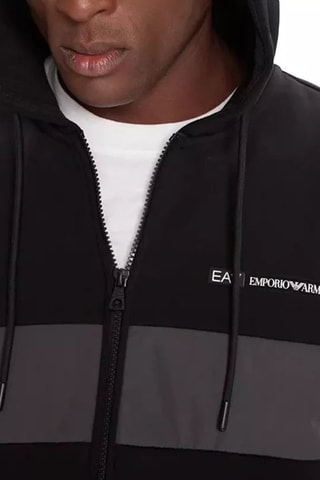 Sudadera con capucha y pantalón - Blanco, negro y gris