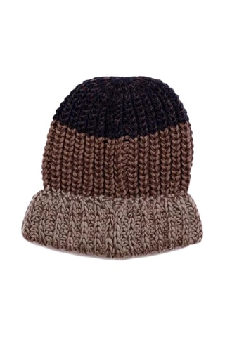 Gorro - Azul y marrón