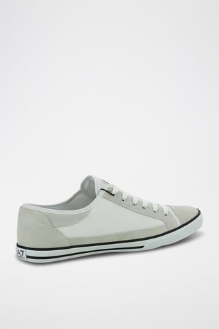 Zapatillas - Blanco, negro, beige y gris