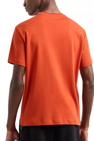 Camiseta - Blanco, negro y naranja