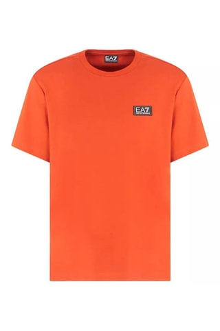 Camiseta - Blanco, negro y naranja