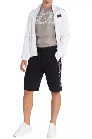 Camiseta - Blanco y gris