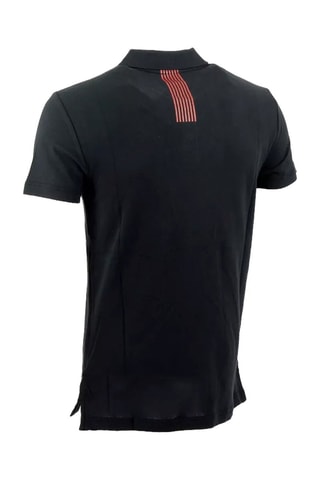 Polo - Negro y rojo