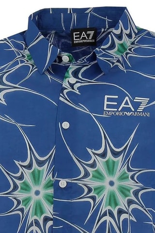 Camisa - Azul y verde
