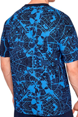 Camiseta - Azul y verde