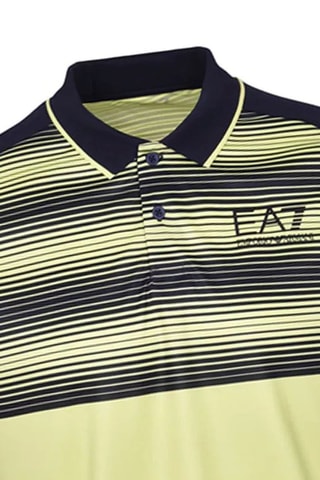 Polo - Negro, verde y amarillo
