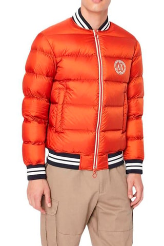Anorak - Blanco, azul y naranja