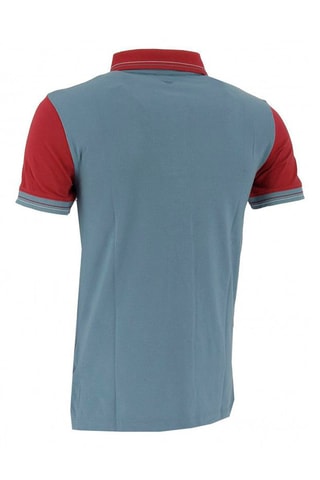 Polo - Rojo, azul y gris