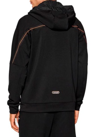 Sudadera con capucha - Negro y naranja