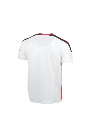 Camiseta - Blanco, negro y rojo