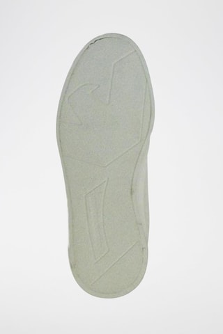 Zapatillas de piel - Blanco y amarillo