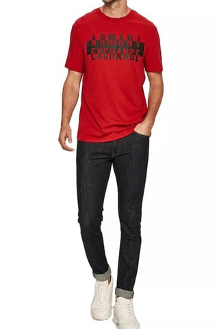 Camiseta - Negro y rojo