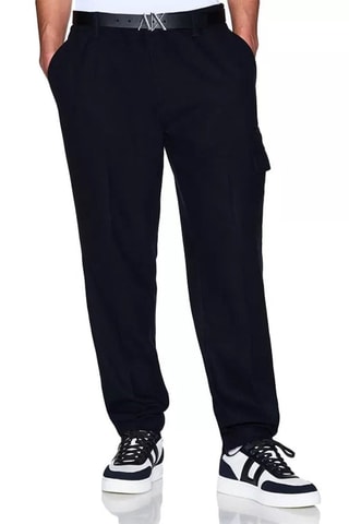 Pantalón de lana virgen - Azul