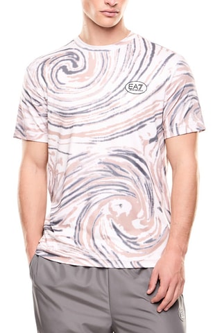 Camiseta tie-dye - Blanco