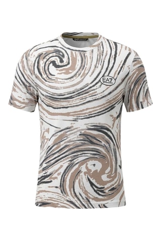 Camiseta tie-dye - Blanco