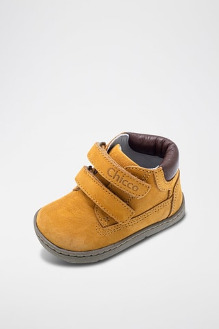 Boots en cuir Moutarde