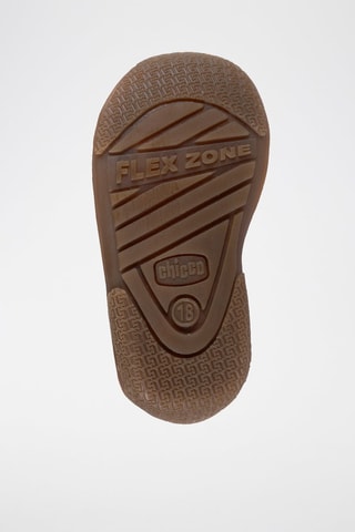 Boots en cuir - Moutarde et marron