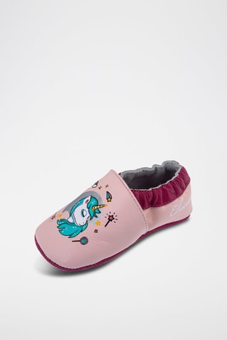 Slippers en cuir - Rose