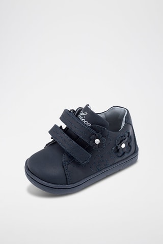 Baskets en cuir - Bleu