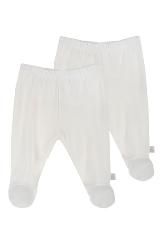 2 pantalons - Blanc