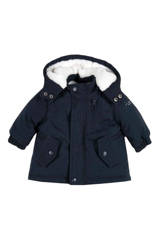 Parka à capuche - Bleu marine