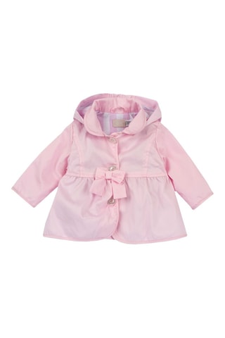 Manteau à capuche - Rose poudré