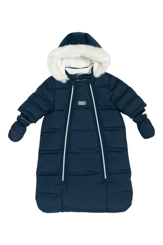 Combipilote à capuche - Bleu