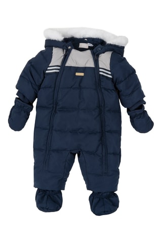 Combipilote à capuche - Bleu