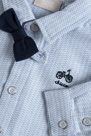 Chemise - Ciel et bleu marine