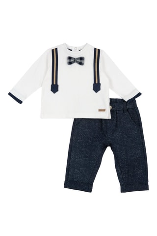 Camiseta y pantalón - Blanco