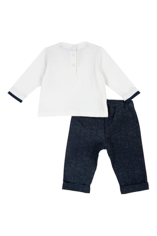 Camiseta y pantalón - Blanco