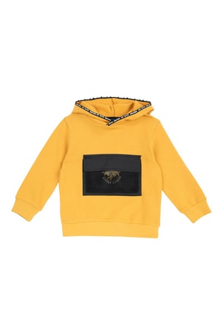 Sweat à capuche - Jaune