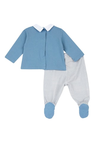 Camiseta y pantalón - Azul claro