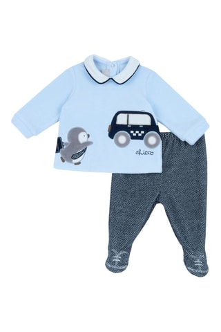 Jersey y leggings - Azul claro