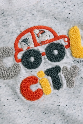 T-shirt - Gris chiné