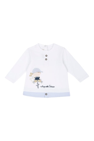T-shirt trompe-l’œil - Blanc