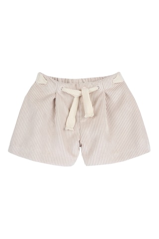 Short en velours - Beige