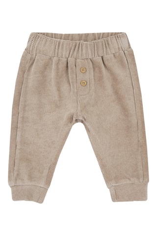 Jogging en velours - Beige