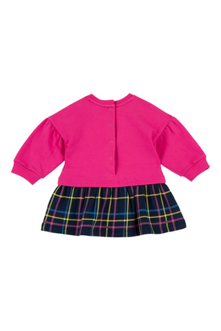 Robe trompe-l’œil - Rose foncé