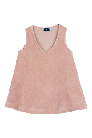 Robe en velours - Rose