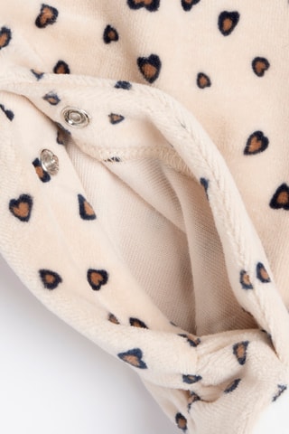 Grenouillère en velours - Beige