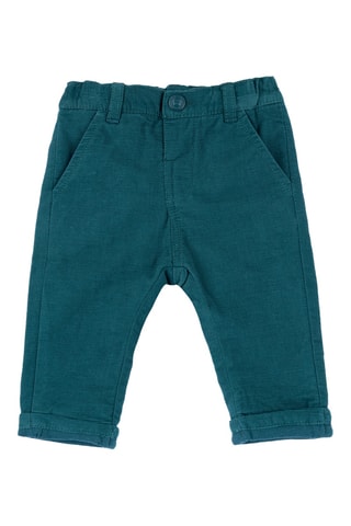 Pantalon en velours - Vert foncé