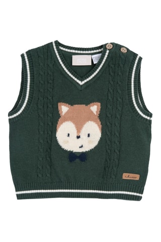 Pull sans manches - Vert foncé