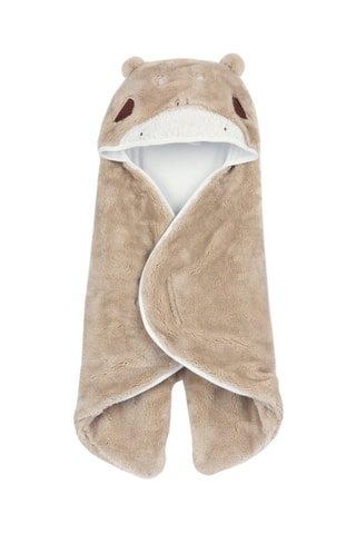 Couverture à capuche - Beige