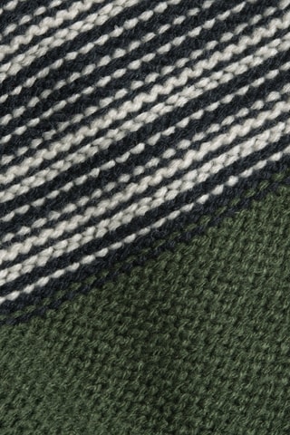 Bonnet à pompon et snood - Vert foncé