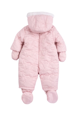 Combipilote à capuche fourrée - Rose