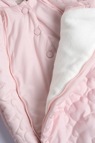 Combipilote à capuche fourrée - Rose